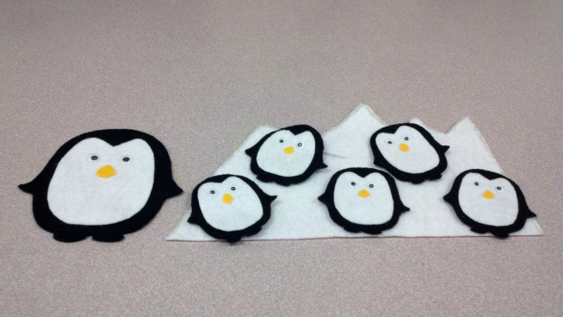 Five Baby Penguins